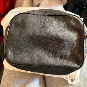 Tory Burch Black Leather Belt Bag